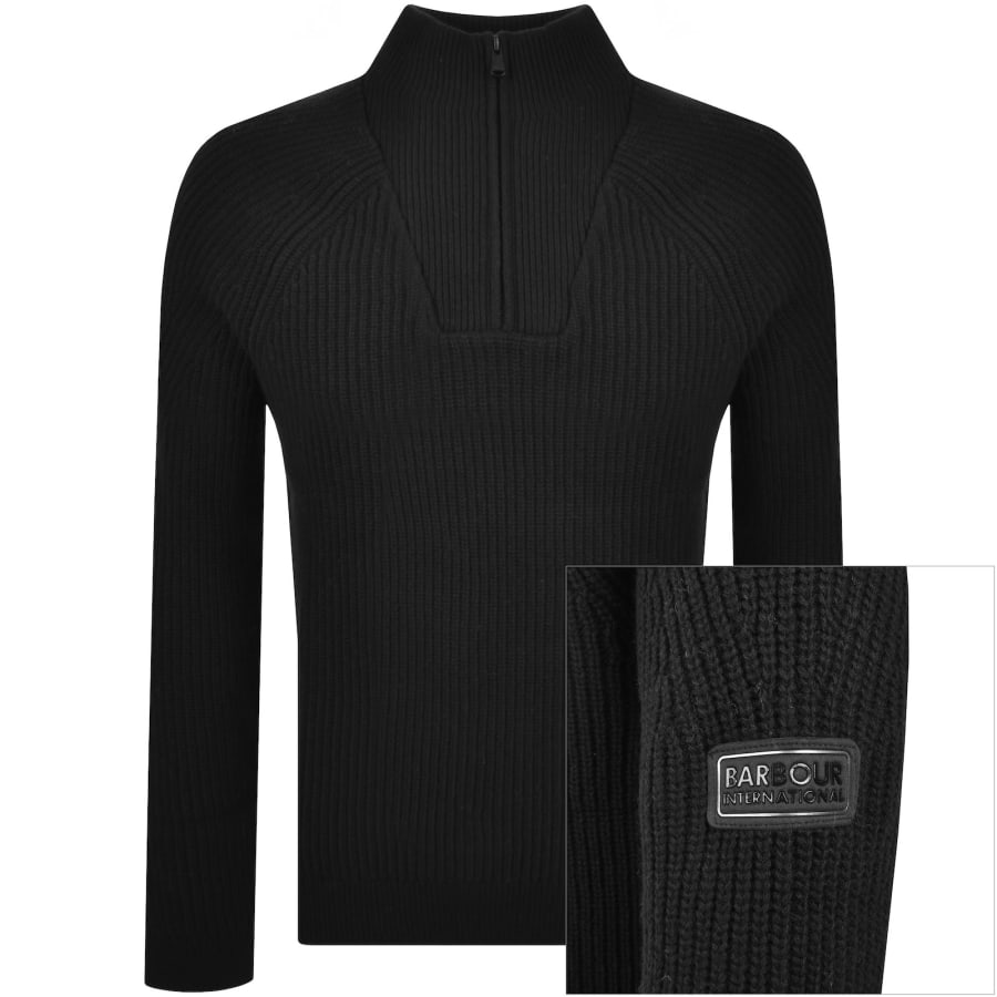 Black barbour jumper discount